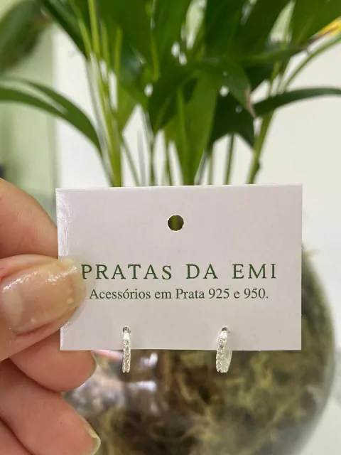 Brinco Argola Cravejada Unitário - comprar online