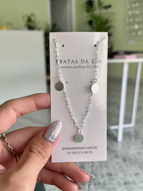 Gargantilha Medalhas 60cm - comprar online