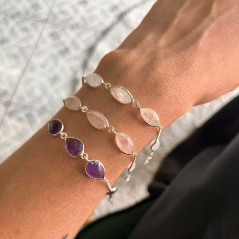 Pulseira Pedra Natural - comprar online