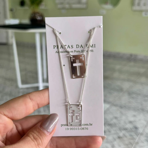 Escapulario Fé e Cruz - comprar online