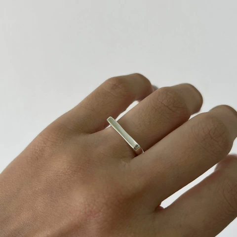 Anel Quadrado Grosso - comprar online