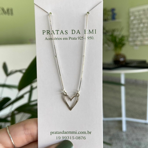 Gargantilha Coração Amor - comprar online