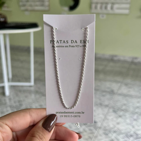 Gargantilha Cordão Baiano 45cm - comprar online