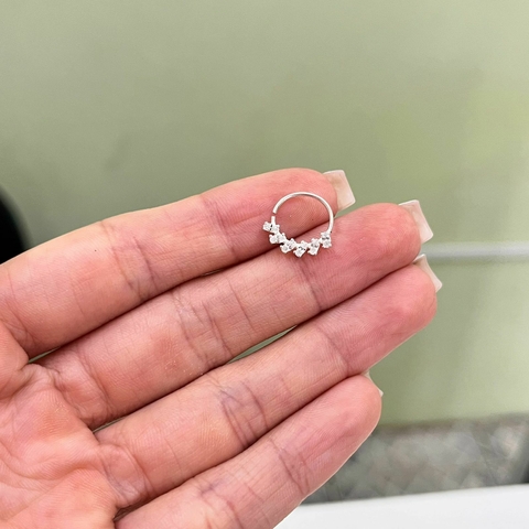 Piercing Argola Cravejado Lateral - comprar online