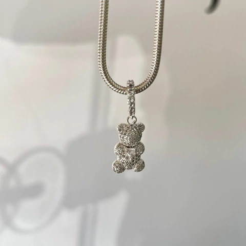 Berloque Urso Cravejado