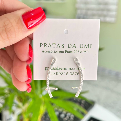 Brinco Ear Cuff Cravejado - comprar online