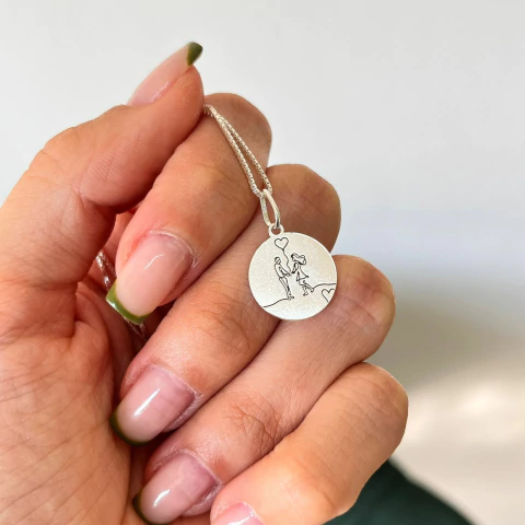 Pingente Casal Balão - comprar online