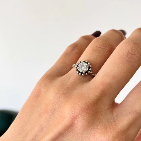 Anel Solitário Réplica Pandora