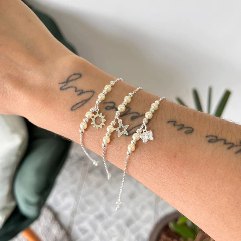 Pulseira com Pérola Variado - comprar online