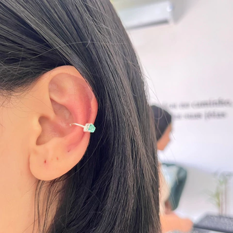 Piercing Fake Coração Duas Cores - comprar online