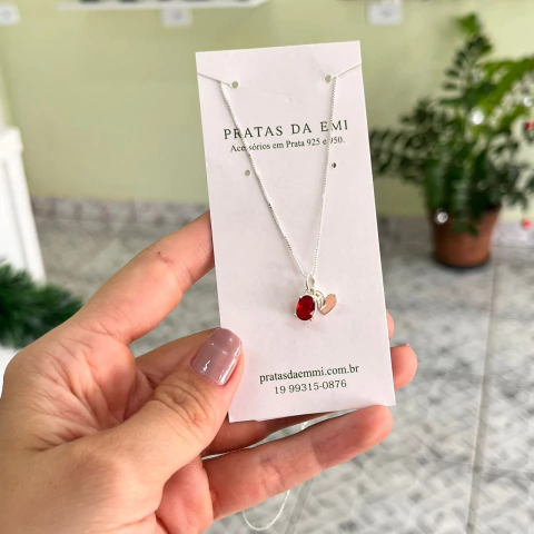 Gargantilha Dois Pingentes - comprar online