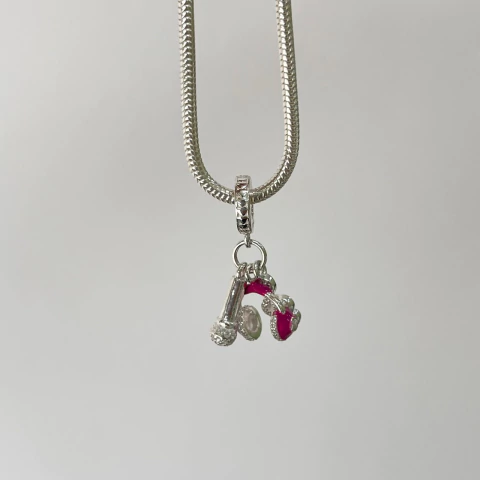 Berloque Fone Rosa - comprar online