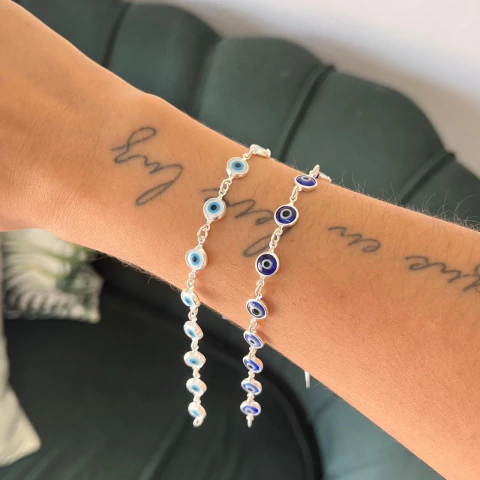 Pulseira Olho Grego Azul - comprar online