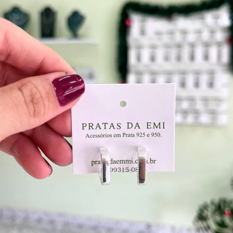 Brinco Quadrado Grosso - comprar online