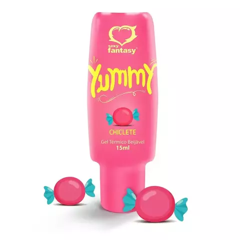 Gel Térmico Corporal Beijável Yummy - Chiclete - comprar online
