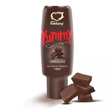 Gel Térmico Corporal Beijável Yummy - Chocolate - comprar online