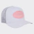 Boné Von Dutch Trucker Logo Branco Logo Rosa