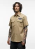 Camisa Sarja Worker Von Dutch Patch Signature Kaki - comprar online