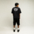 Over Tee "Worldwide Running" Preta - OFF SHADOW