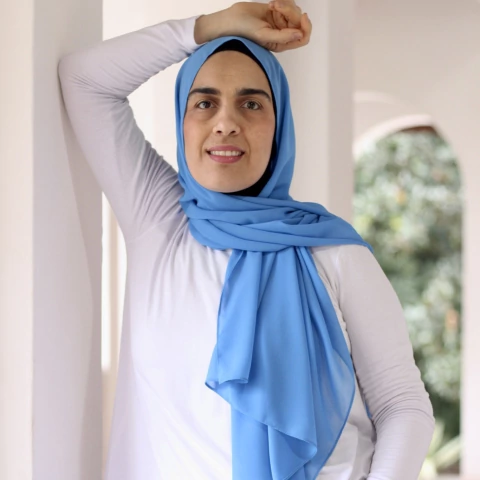 Lenço Chiffon Oceano - comprar online