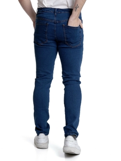 165L - Pantalón de Jean Elastizado, Azul en internet