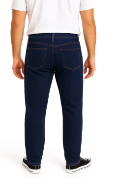 165L - Pantalón de Jean Elastizado, Azul en internet