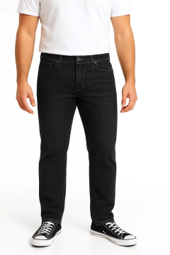 165N - Pantalón Negro de Jean Elastizado. - comprar online