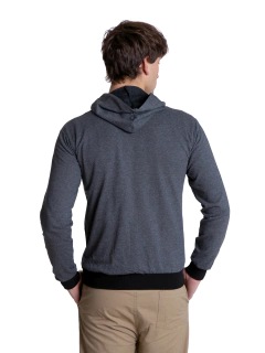 181 - Campera de Rústico Combinada y Con Capucha - wintertex