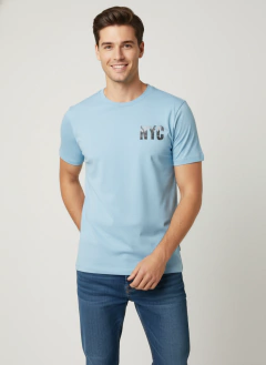 Imagen de 214NYC - Remera Algodón Estampada NYC