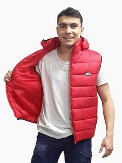 237 - Chaleco Matelase de Bastones con Capucha Desmontable en internet
