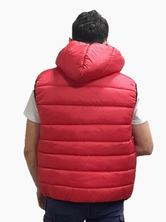 237 - Chaleco Matelase de Bastones con Capucha Desmontable - wintertex