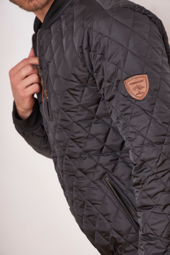 264 - Campera Bomber en Matelase de Rombos