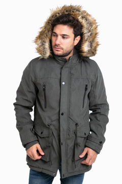 3107 - Parka de Gabardina, Importada - wintertex