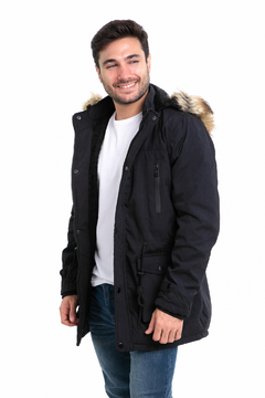 3107 - Parka de Gabardina, Importada - tienda online