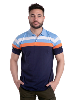 3633 - Chomba Jersey Rayada Importada Manga Corta - wintertex