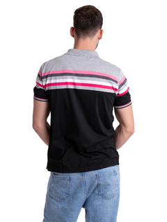 3645 - Chomba Jersey Rayada Importada Manga Corta - tienda online