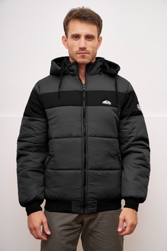 429e - Campera de Abrigo Talle Especial, combinada - wintertex