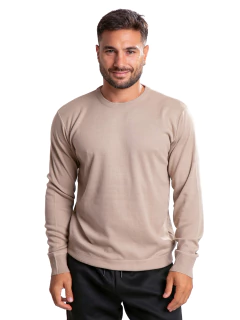 4400 - Sweater Importado de Acrílico Liso Cuello Redondo - tienda online