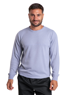 4400 - Sweater Importado de Acrílico Liso Cuello Redondo en internet