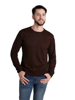 4400 - Sweater Importado de Acrílico Liso Cuello Redondo - wintertex