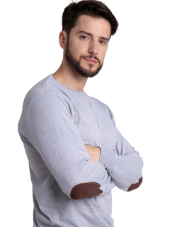 Imagen de 4403 - Sweater Importado de Acrílico Liso con Pitucón Cuello Redondo