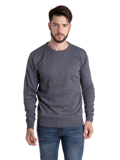 4400 - Sweater Importado de Acrílico Liso Cuello Redondo - comprar online