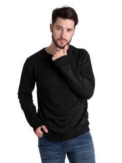4407 - Sweater Tramado Importado de Acrílico Cuello Redondo - wintertex
