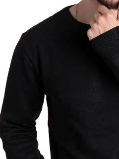 4407 - Sweater Tramado Importado de Acrílico Cuello Redondo
