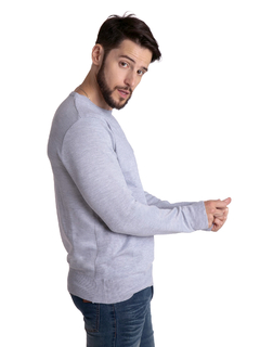 4407 - Sweater Tramado Importado de Acrílico Cuello Redondo - wintertex