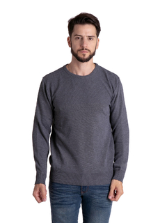 4407 - Sweater Tramado Importado de Acrílico Cuello Redondo - tienda online