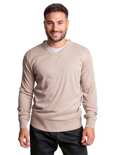 4427 - Sweater Importado de Acrílico Escote V - comprar online