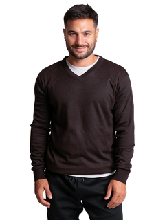 4427 - Sweater Importado de Acrílico Escote V - comprar online