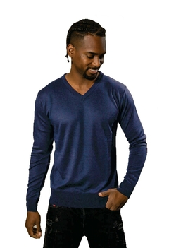 4427 - Sweater Importado de Acrílico Escote V