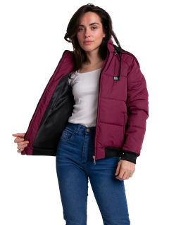 445 - Campera de Abrigo con Capucha
